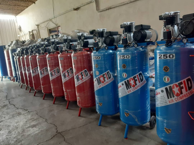 کمپرسور باد 250 لیتری مفید